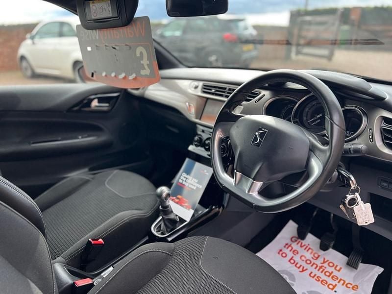 Used DS Automobiles DS3 Chic 2017 Black Hatchback