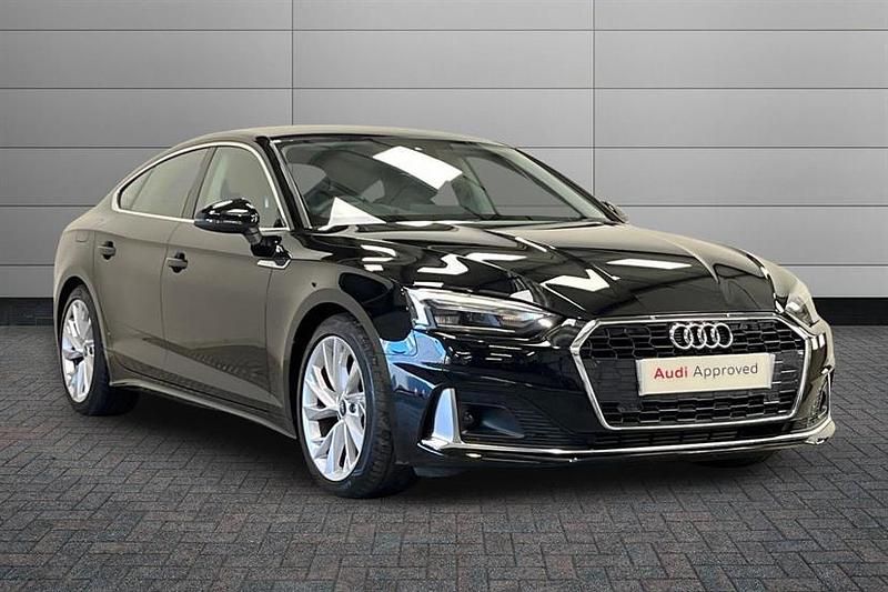 Brilliant black Used 2023 Audi A5 Sport Hatchback | £25,490 (Super price) - Image 1/4