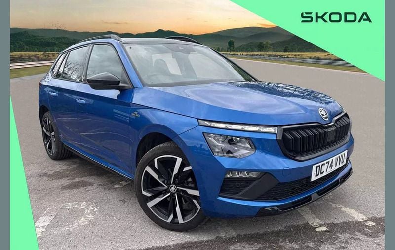 Blue Used 2025 Skoda Kamiq Monte Carlo SUV | £23,500 (A bit pricey) - Image 1/4