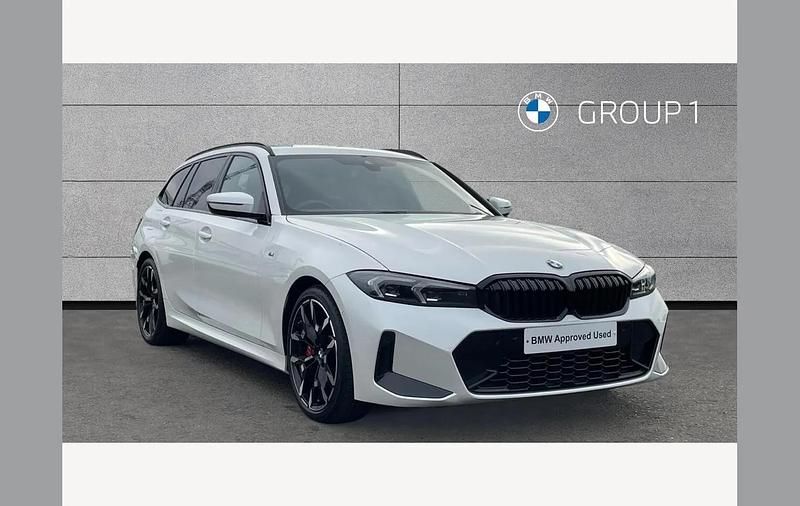 White Used 2025 BMW 320 M Sport Estate | £34,990 (A bit pricey) - Image 1/4