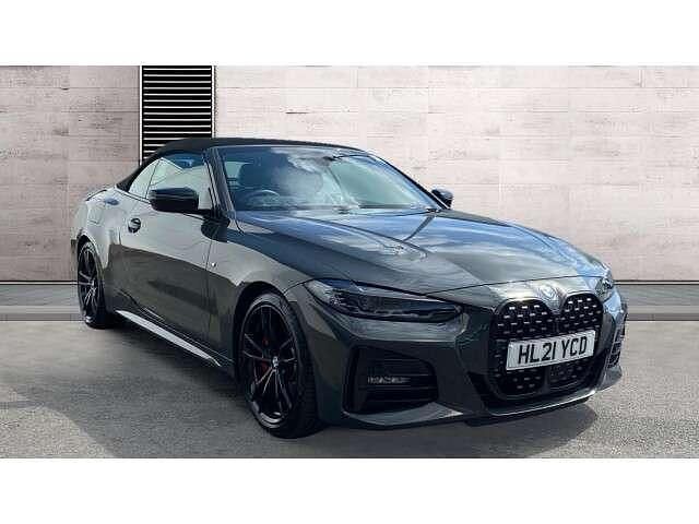 Grey Used 2021 BMW 420 M Sport Cabriolet | £35,073 (Expensive) - Image 1/4