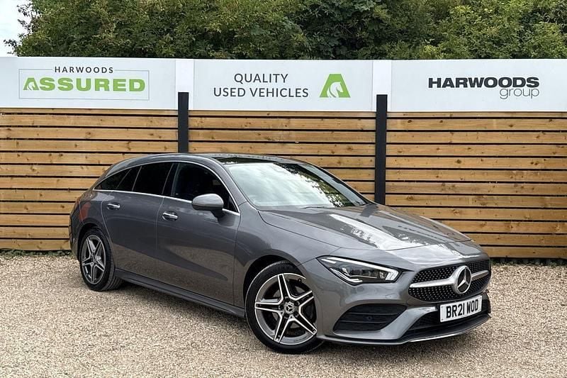 Grey Used 2021 Mercedes CLA180 Shooting Brake AMG line Estate | £22,890 (Fair price) - Image 1/4