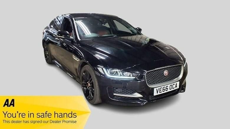 Used Jaguar XE R-Sport 180 HP (132 kW) 2016 Black Sedan