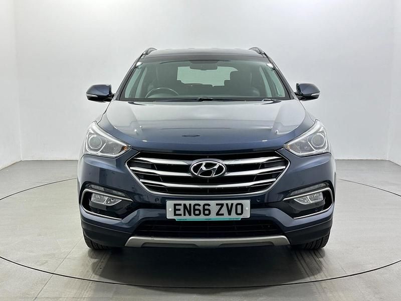 Used Hyundai Santa Fe Premium 2016 Blue SUV