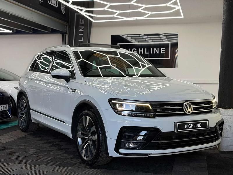 Used VW Tiguan R-line 150 HP (110 kW) 2019 White SUV