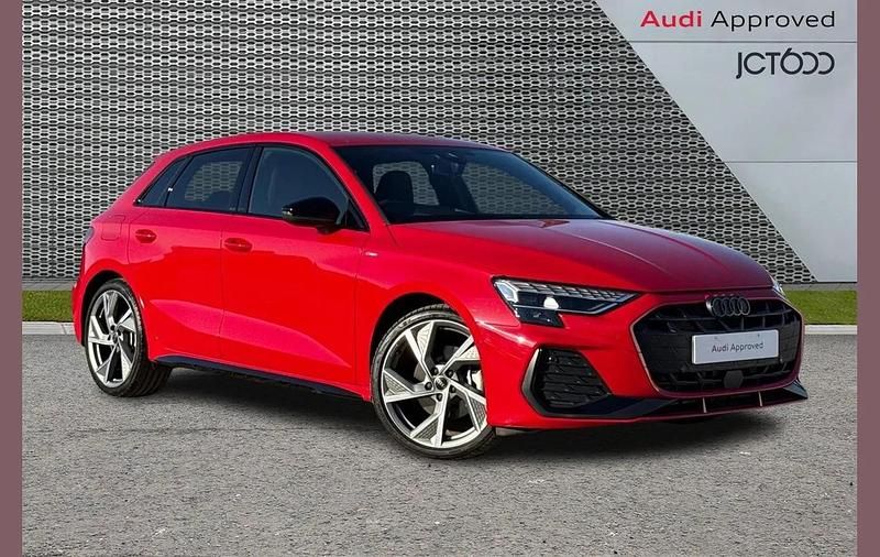 Used Audi A3 Black Edition 147 HP (108 kW) 2025 Red Hatchback