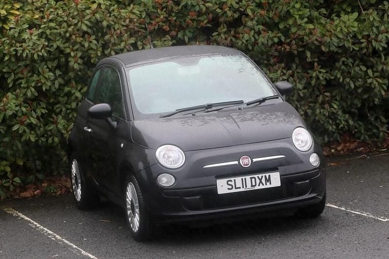 Used Fiat 500 Pop 69 HP (50 kW) 2011 Black Hatchback