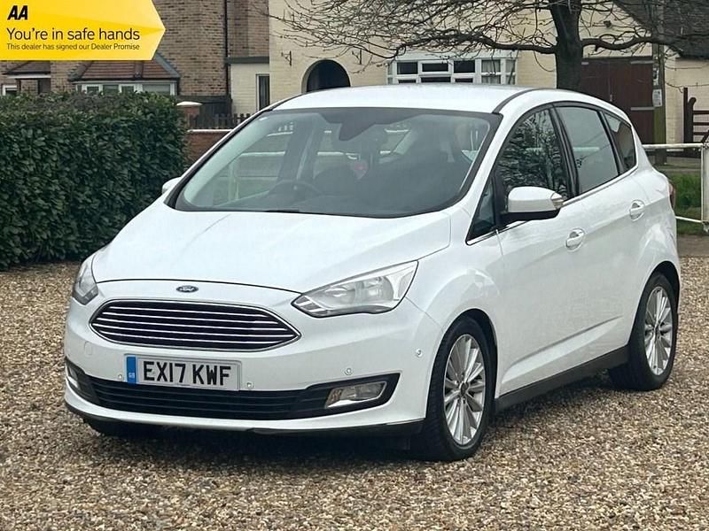 Used Ford C-MAX Titanium 125 HP (91 kW) 2017 White MPV