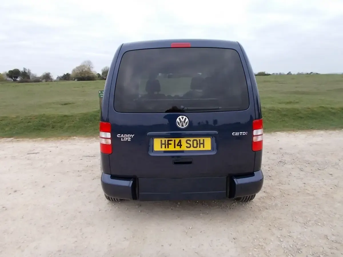Used VW Caddy Life 102 HP (75 kW) 2014 Blue MPV