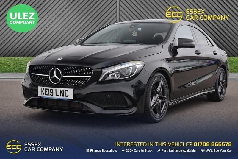 Black Used 2019 Mercedes CLA200 AMG line Sedan | £13,400 (Fair price) - Image 1/4