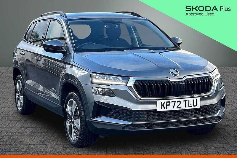 Used Skoda Karoq SE Drive 110 HP (80 kW) 2023 Graphite grey metallic SUV