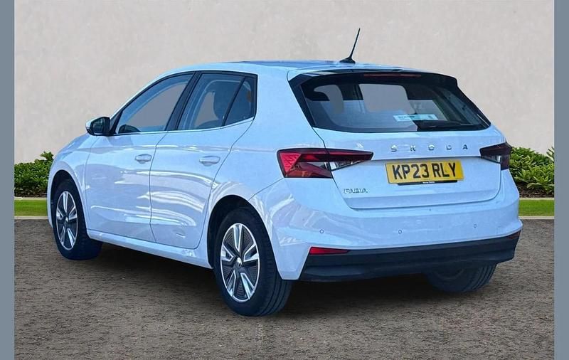 Used Skoda Fabia SE L 108 HP (79 kW) 2023 White Hatchback