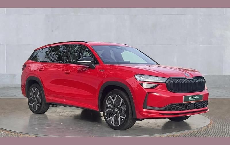 Red New 2025 Skoda Kodiaq SportLine SUV | £41,550 (Expensive) - Image 1/4