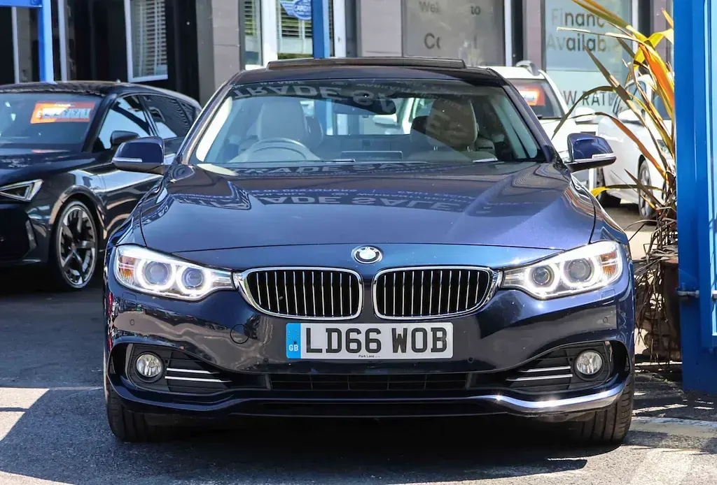 Used BMW 430 Luxury Line 252 HP (185 kW) 2016 Imperial blue xirallic Coupe
