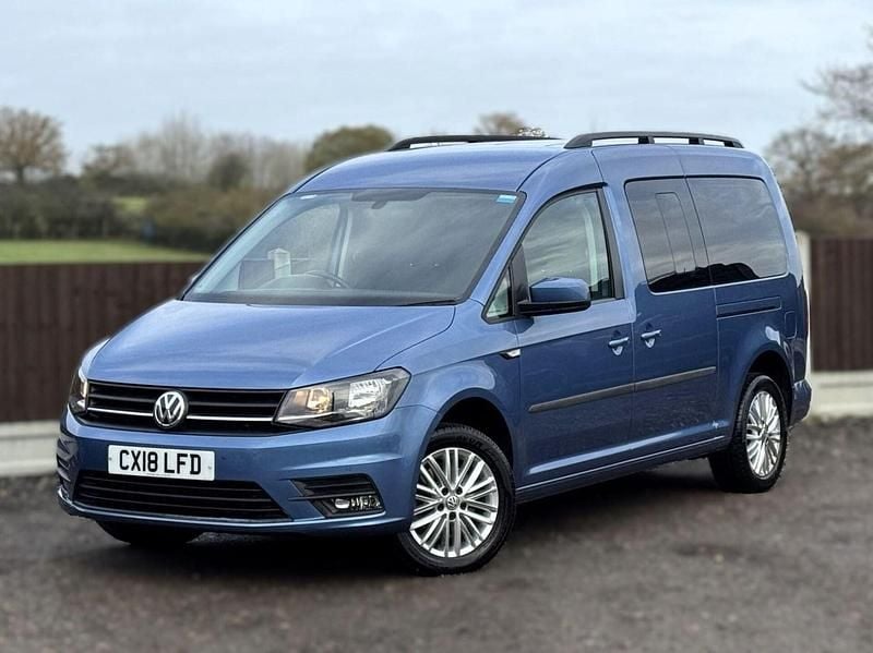 Used VW Caddy Maxi Life Life 102 HP (75 kW) 2018 Blue MPV