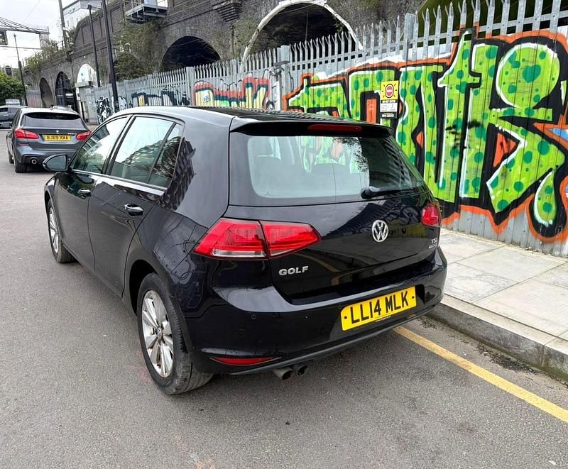 Used VW Golf VII SE 122 HP (89 kW) 2014 Black Hatchback