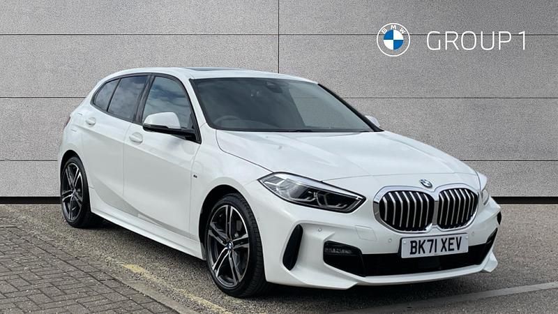 Used BMW 118 M Sport 136 HP (100 kW) 2021 White Hatchback