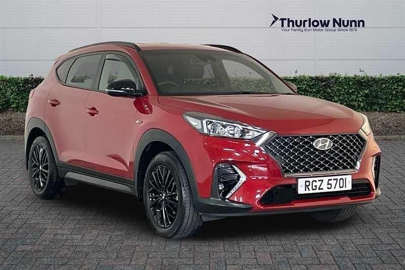Red Used 2020 Hyundai Tucson N Line SUV | £16,499 (Fair price) - Image 1/3