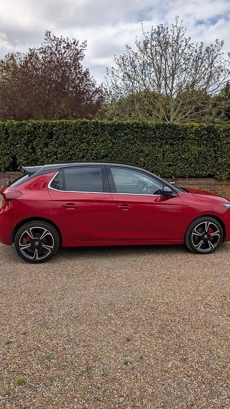 Used Vauxhall Corsa Elite 100 HP (73 kW) 2020 Red Hatchback