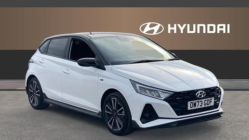 White Used 2023 Hyundai i20 N Line Hatchback | £17,074 (Fair price) - Image 1/4