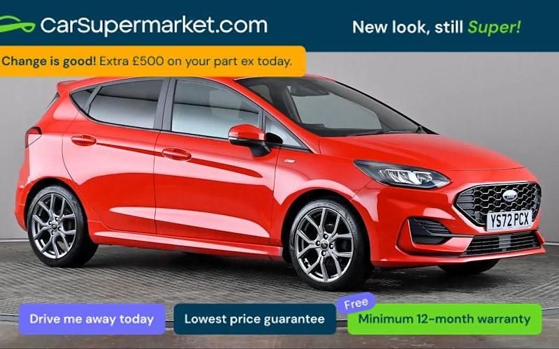 Used Ford Fiesta ST-Line 101 HP (74 kW) 2022 Red Hatchback