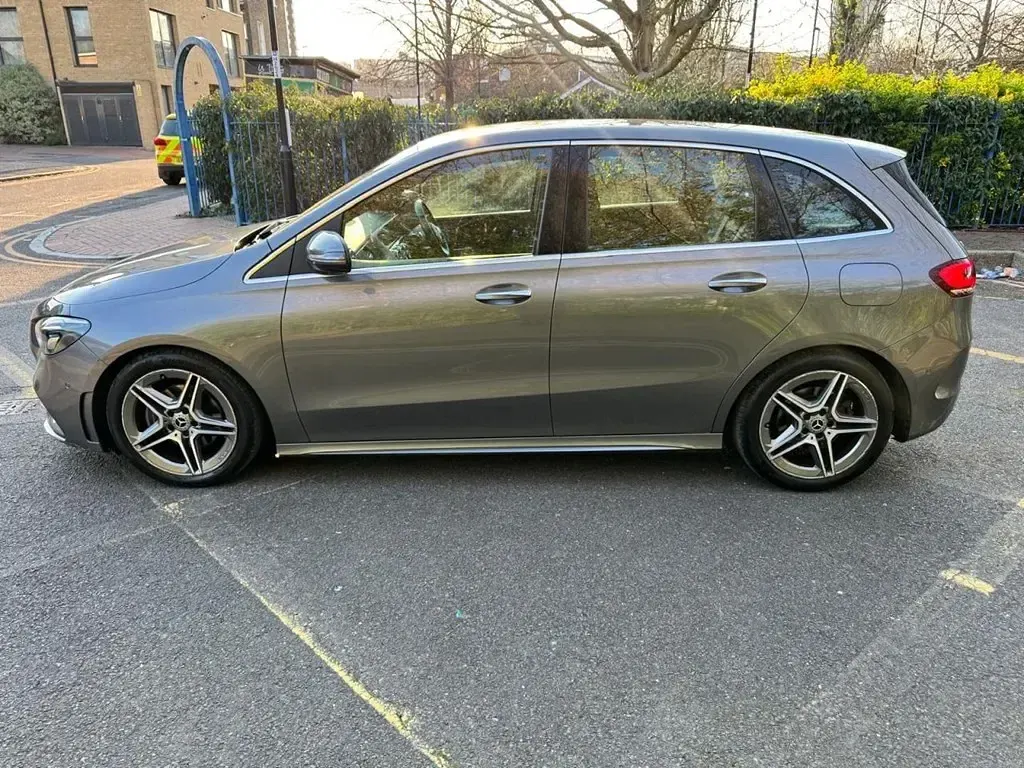 Used Mercedes B200 AMG line 163 HP (119 kW) 2019 Grey Hatchback