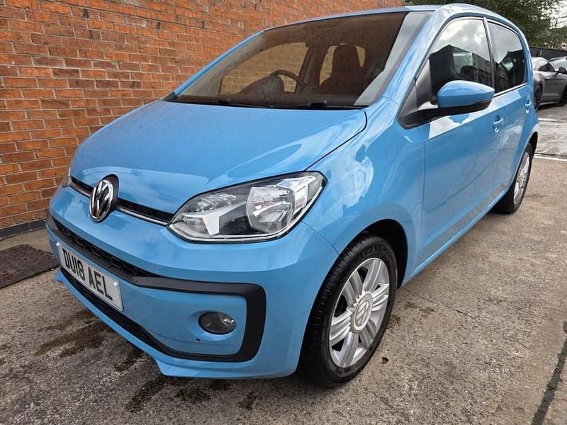 Used VW up! high up! 75 HP (55 kW) 2018 Blue Hatchback