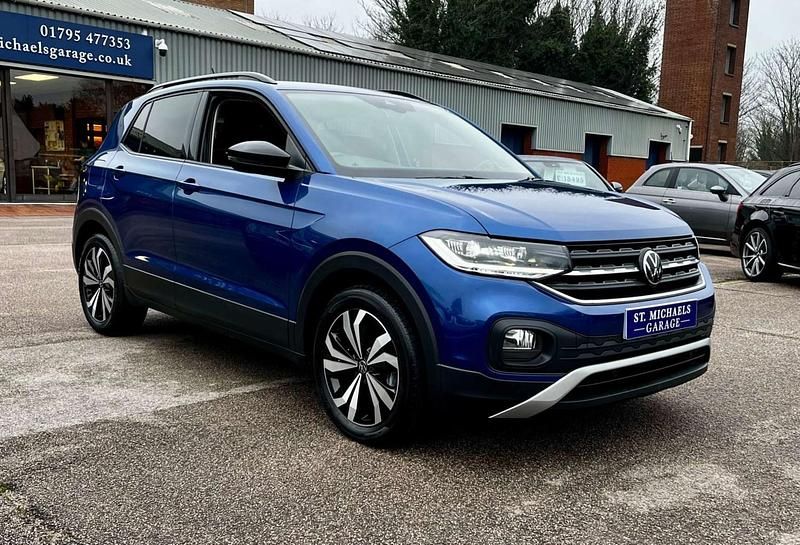 Used VW T-Cross Black Edition 2022 Blue SUV