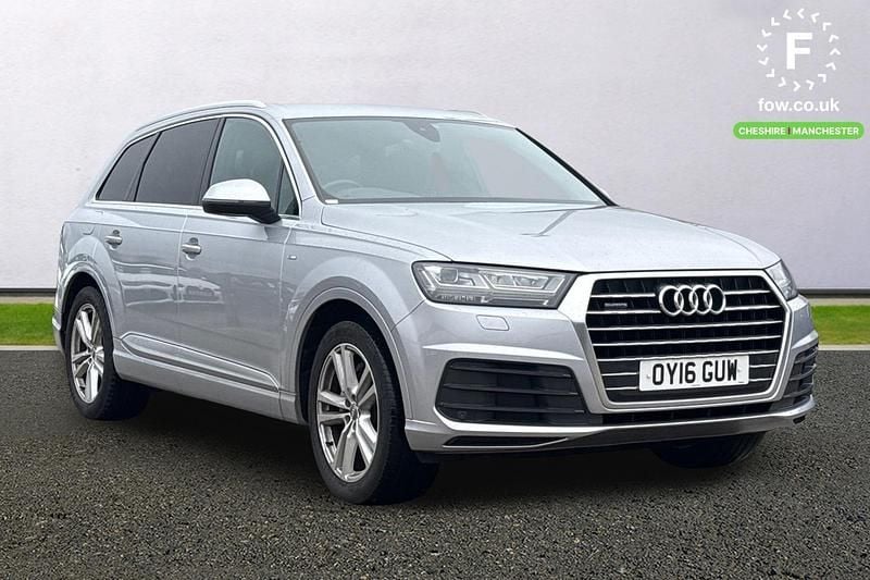 Used Audi Q7 S-Line 272 HP (200 kW) 2016 Silver SUV