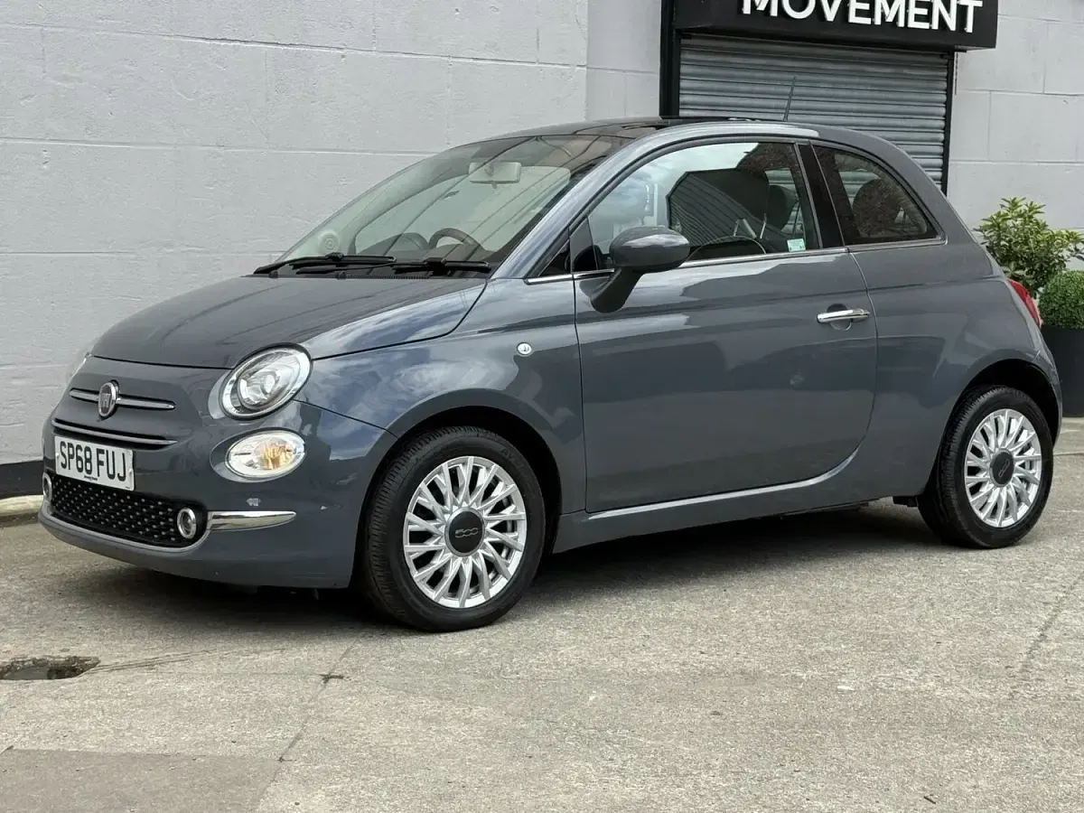 Used Fiat 500 Lounge 69 HP (50 kW) 2018 Grey Hatchback