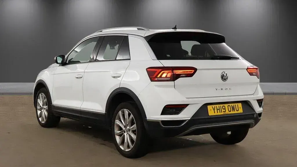Used VW T-Roc SEL 115 HP (84 kW) 2019 White SUV