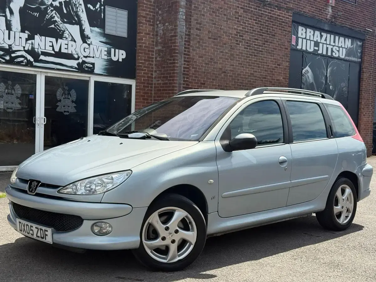 Used Peugeot 206 109 HP (80 kW) 2005 Silver Estate