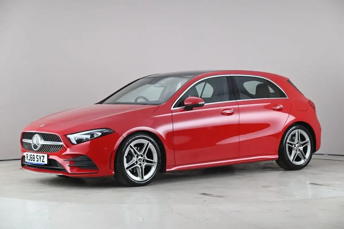 Used Mercedes A200 AMG Line Premium Plus 2018 Red Hatchback