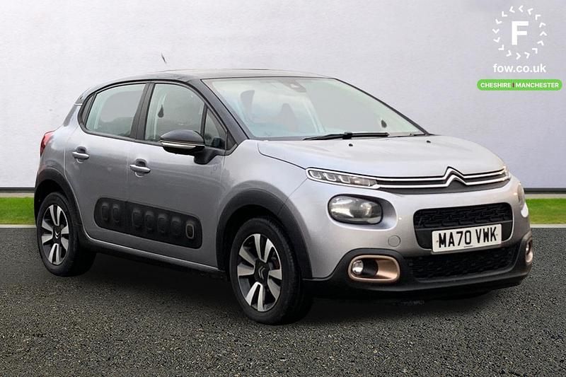 Usado Citroën C3 Origins 110 HP (80 kW) 2020 Cinzento Citadino