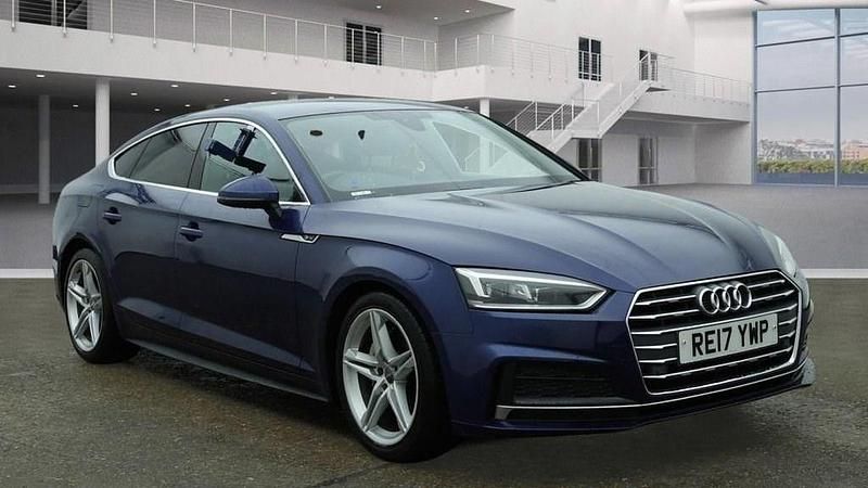 Blue Used 2017 Audi A5 Sportback S-Line Hatchback | £16,000 (Fair price) - Image 1/3