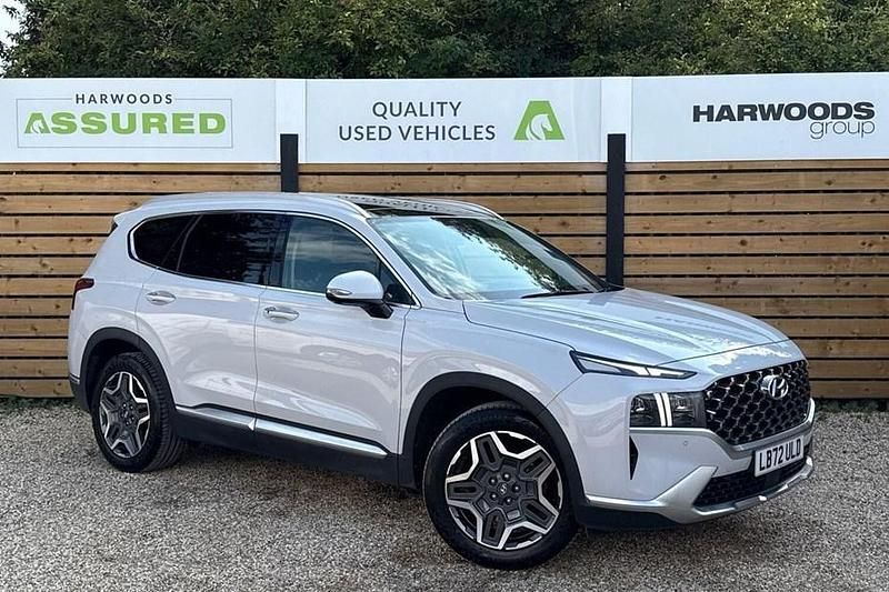White Used 2022 Hyundai Santa Fe Ultimate SUV | £33,390 (Fair price) - Image 1/1