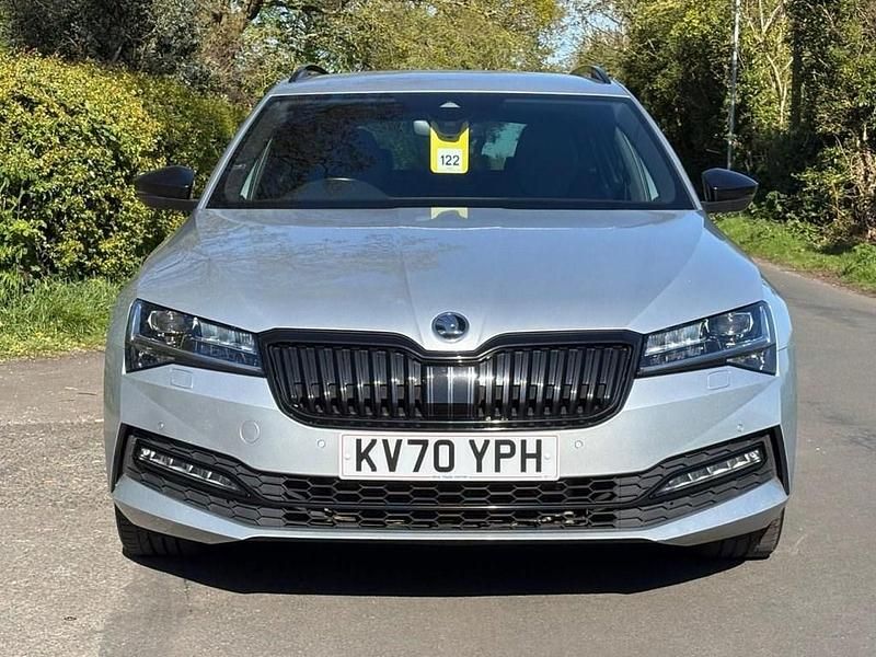 Second-hand Skoda Superb SportlinePlus 190 CP (139 kW) 2020 Argintiu Break