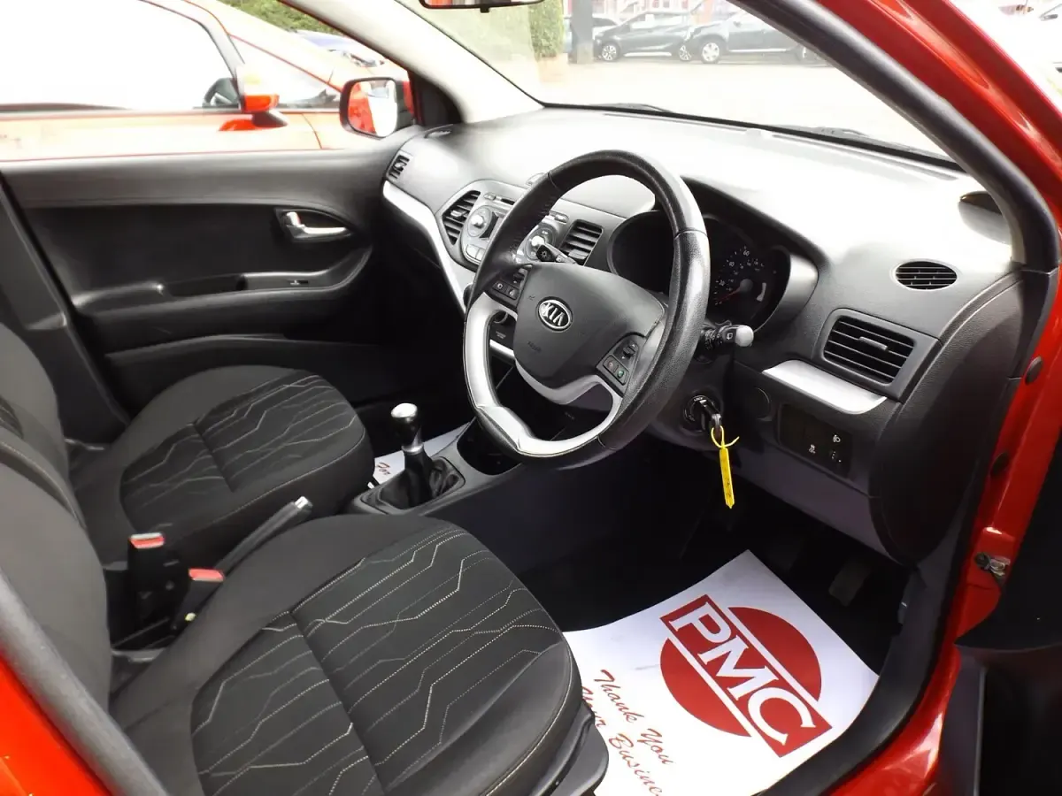 Used Kia Picanto 68 HP (50 kW) 2011 Red Hatchback