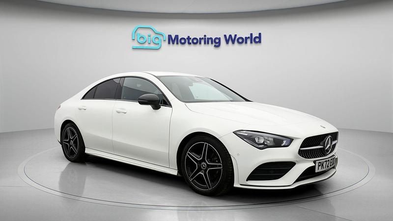 White Used 2022 Mercedes CLA180 Executive Sedan | £20,100 (Good price) - Image 1/4