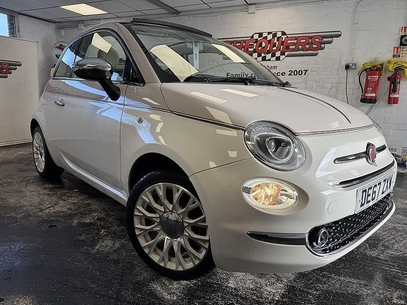 Used Fiat 500C 69 HP (50 kW) 2017 White Cabriolet