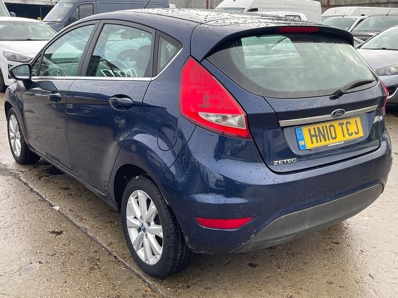 Used Ford Fiesta Zetec 2010 Blue Hatchback