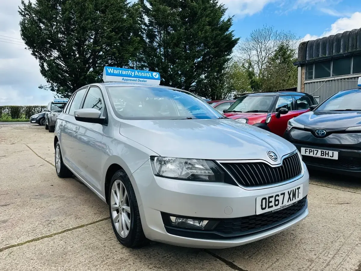 Used Skoda Rapid SE 115 HP (84 kW) 2018 Silver Hatchback