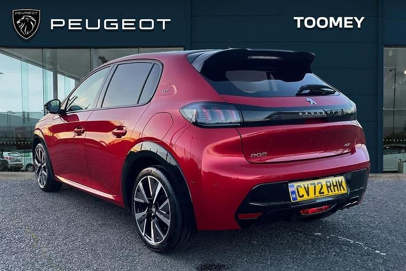 Used Peugeot 208 GT-line 129 HP (94 kW) 2022 Red Hatchback