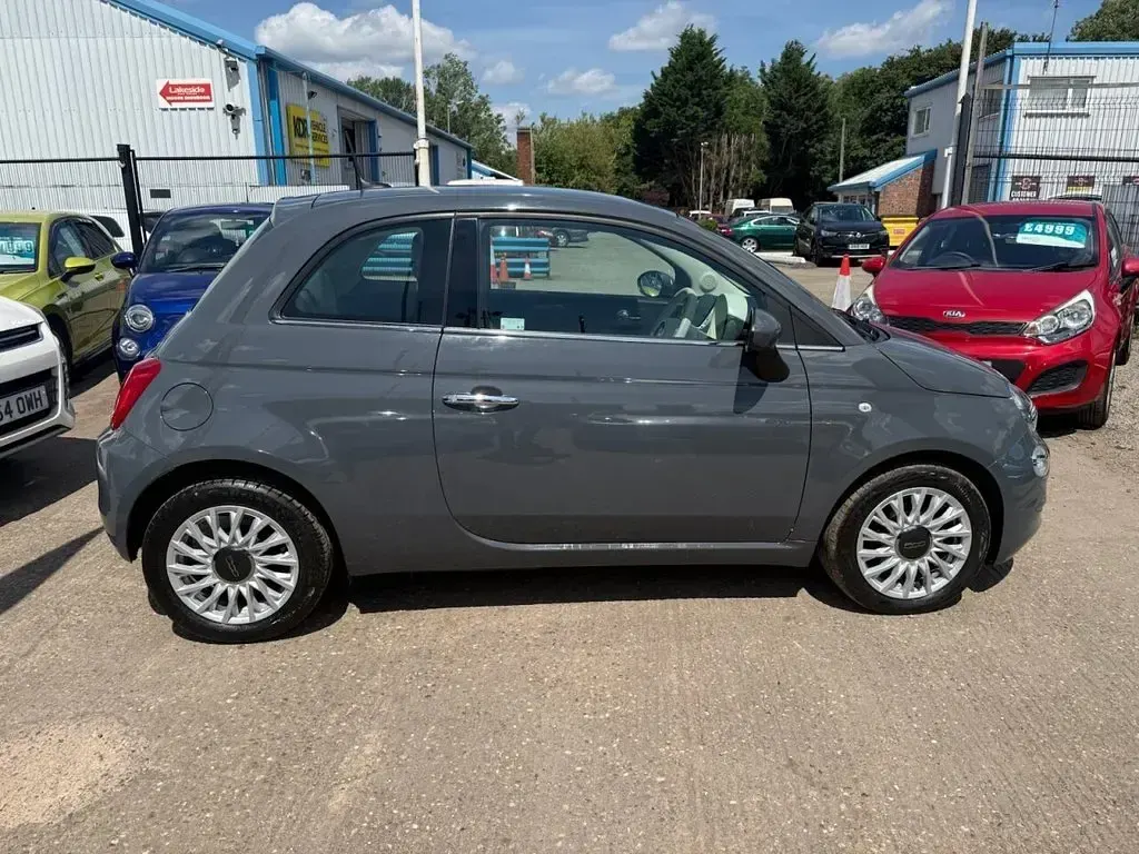 Used Fiat 500 Lounge 69 HP (50 kW) 2019 Grey Hatchback