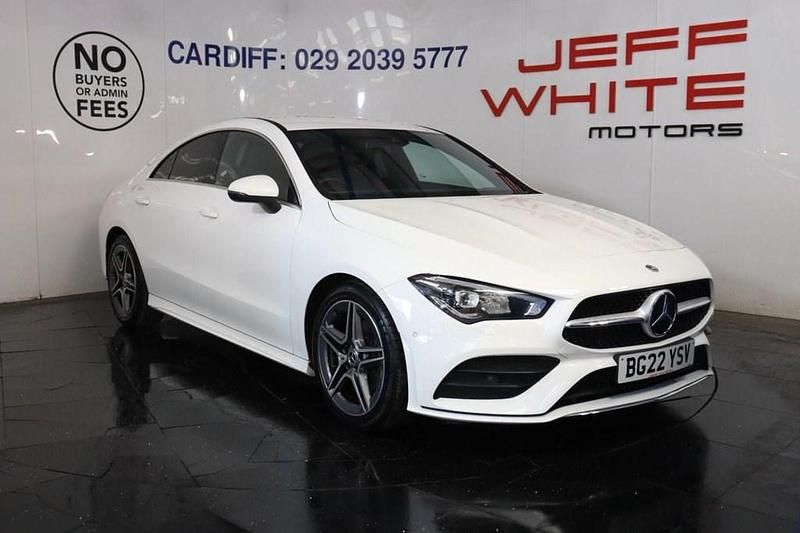 White Used 2022 Mercedes CLA180 AMG line Sedan | £23,488 (Good price) - Image 1/4