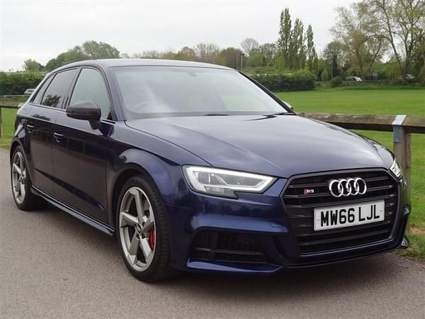 Blue Used 2016 Audi S3 Sportback Black Edition Hatchback | £21,950 (Fair price) - Image 1/1