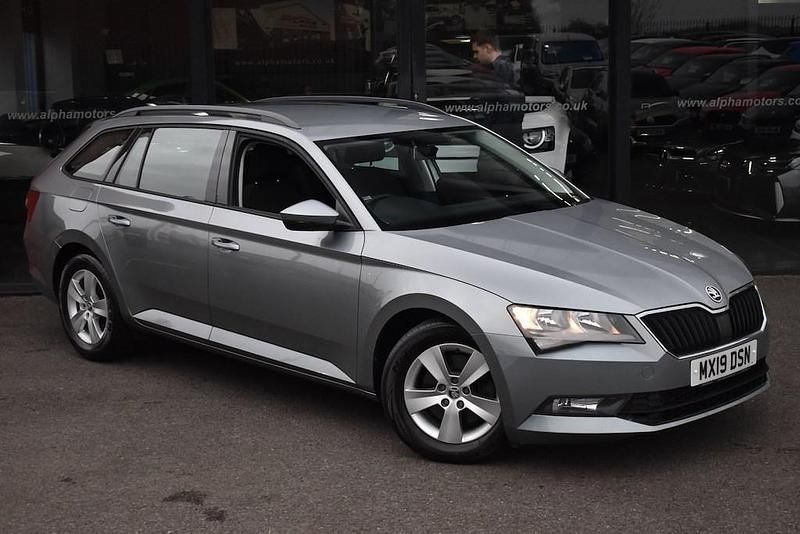 Grey Used 2019 Skoda Superb Estate | £12,990 (Good price) - Image 1/3