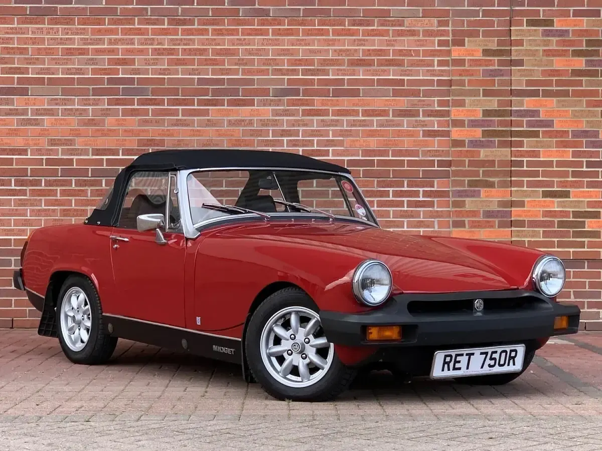 Used MG Midget 66 HP (48 kW) 1977 Red Cabriolet