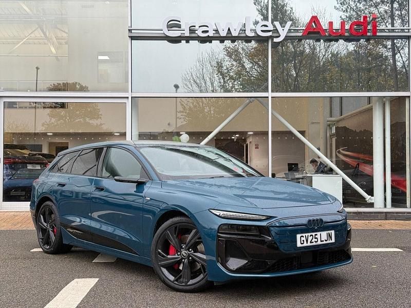 Blue Used 2025 Audi A6 e-tron Performance Estate | £65,750 - Image 1/4