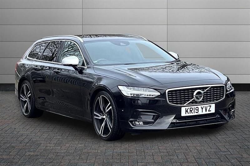 Used Volvo V90 R-Design Pro 235 HP (172 kW) 2019 Black Estate